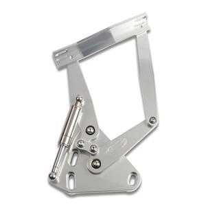 EMS BILLET ALUMINUM HOOD HINGES PAIR 67-72 CHEVY TRUCK CLEAR ANODIZED MS149-23CA