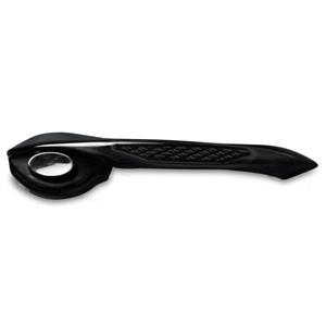 EMS DOOR HANDLES PAIR CAMARO / CHEVELLE EL CO DIAMOND BLACK ANODIZED MS277-25BA