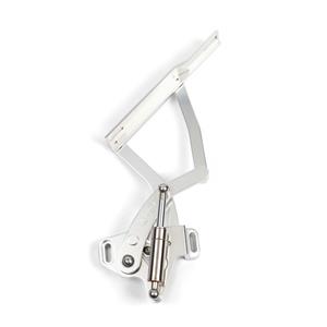 EMS BILLET ALUMINUM HOOD HINGES PAIR 62 IMPALA CLEAR ANODIZED MS149-33CA