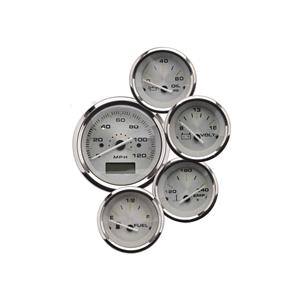 EMS ELITE 5 GAUGE KIT GPS Speedometer Ford Fuel Gauge Gold Platinum MSEI-705GP