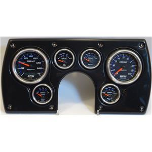 82-89 Camaro Carbon Dash Carrier w/Auto Meter Cobalt Gauges