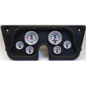 67-72 GM Truck Black Dash Carrier w/Auto Meter NV Gauges