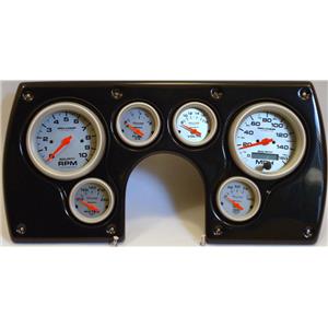 82-89 Camaro Carbon Dash Carrier w/Auto Meter Ultra Lite Electric Gauges