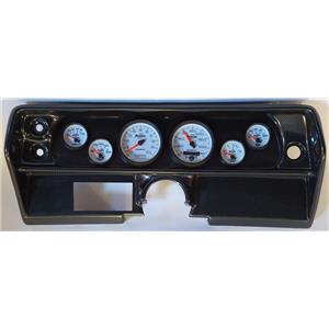 68 Nova Carbon Dash Carrier w/Auto Meter Phantom II Gauges