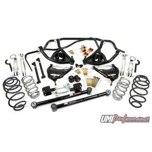 1964 Chevelle UMI Performance Suspension Handling Kit w/ Coilover Stage 4 Black