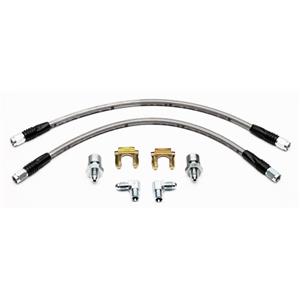 Wilwood Engineering Disc Brake Flexline Hose Kit 14in 3/8-24 TO 90 DEG 220-7056