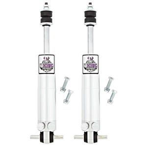 Viking Smooth Body Double Adjustable Shocks Front Pair 63-82 Chevy Corvette
