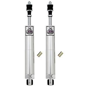 Viking Smooth Body Double Adjustable Shocks Rear Pair 55-57 Bel Air Tri Five