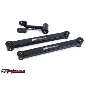 UMI Performance 103546-B Ford Mustang Rear Tubular Control Arm Set Kit - Black
