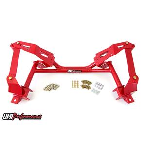 UMI Performance 82-92 Camaro F-Body Tubular K-member & A-arm Mount Coil Over Red