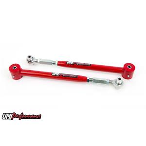 UMI Performance 2013-R GM F-Body Rear on Car Adjustable Lower Control Arms Pair - Red