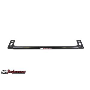 UMI Performance 83-92 Camaro Tubular Front Steering Brace Wonder Bar Black