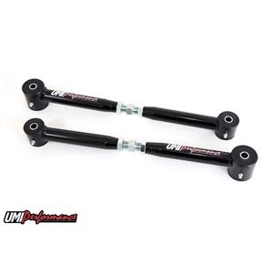 UMI Performance 1038-B Ford Mustang Rear Adj. Lower Control Arms w/ Polyurethane Bushings - Black