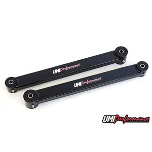 UMI Performance 05-14 Ford Mustang Boxed Rear Lower Control Arms - Black