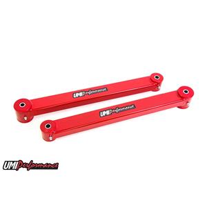 UMI Performance 1035-R Ford Mustang Tubular Lower Control Arms - Red