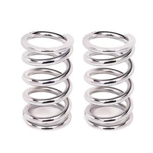 Aldan American 6-350CH2 Coil-Over-Spring44; 350 lbs. per in. Rate44; 6 in. Length - Chrome44; Pair