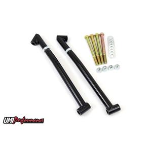 UMI Performance 68-72 GM A-Body Control Arm Reinforcements Frame Braces Black