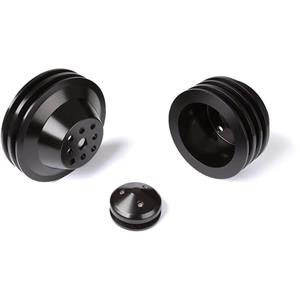 CVF Racing Black Big Block Chevy Pulley 23 Kit  - LWP