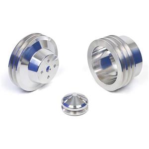 CVF Racing AMC / Jeep Billet Aluminum Pulley Kit 2/3 Groove