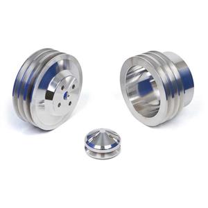 CVF Racing AMC / Jeep Billet Aluminum Pulley Kit 3 Groove