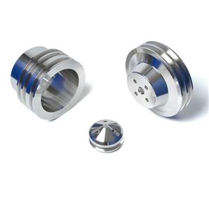 CVF Racing Ford Small Block Pulley Kit A/C (3 Bolt Crank)