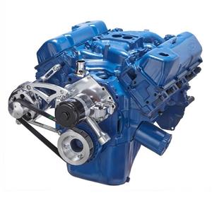 CVF Racing Ford 351C Serpentine System - Alternator Only, Electric Water Pump