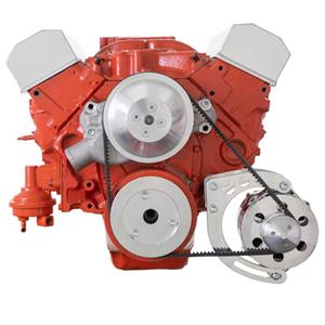CVF Racing Small Block Chevy 327 & 350 Short Water Pump V-Belt Kit - Alternator Only