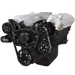 Black Diamond Serpentine System Big Block Chevy - AC, Power Steering & Alternator & EWP