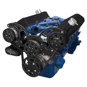 Black Diamond Serpentine System for 289, 302 & 351W - AC & Alternator - All Inclusive