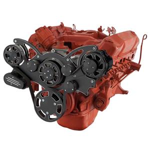 Black Diamond Serpentine System for Big Block Mopar - AC & Alternator - All Inclusive
