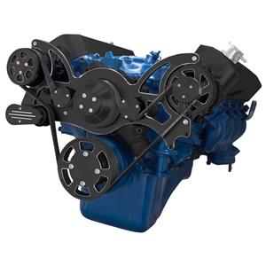 CVF Racing Black Diamond Serpentine System for 429 & 460 - AC & Alternator - All Inclusive