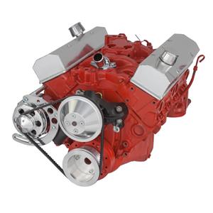 CVF Racing Chevy Small Block V-Belt System, Alternator Only - Long Water Pump