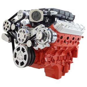 CVF Racing Chevy LS Serpentine Kit - Magnuson - AC & Alternator