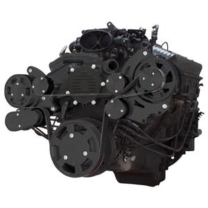 Stealth Black Serpentine System for LT1 Generation II - Alternator Only - All Inclusive