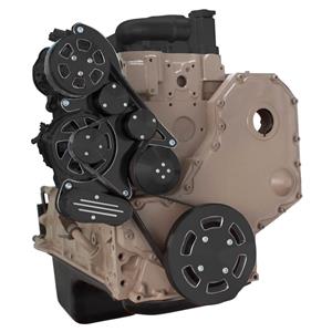 Black Diamond Serpentine System for Cummins Diesel - AC & Alternator - All Inclusive
