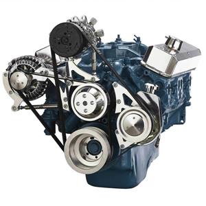 CVF Racing Small Block Chrysler Serpentine Conversion, Air Conditioning and Power Steering