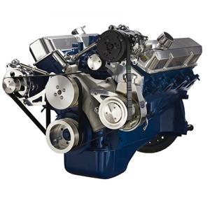 CVF Racing Ford 390 Serpentine System - AC, Alternator & Power Steering