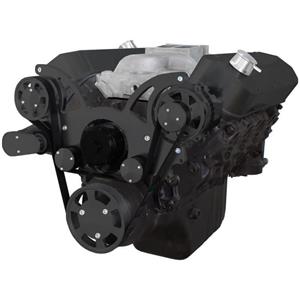 Black Serpentine System for Big Block Chevy Gen. VI - Alternator Only with Electric Water Pump