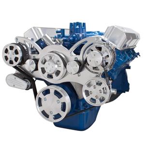 Serpentine System for Ford FE Engines - AC, Power Steering & Alternator - All Inclusive