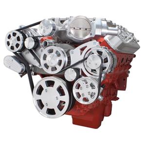 CVF Racing Chevy LSA and LS9 Serpentine Kit - AC, Alternator & Power Steering