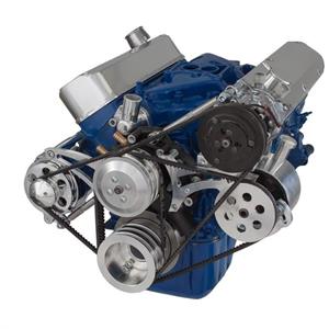 CVF Racing Ford 289-302-351W V-Belt System - AC, Alternator & Power Steering