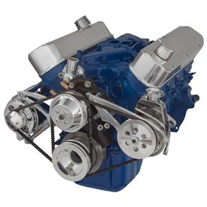 CVF Racing Ford 289-302-351W V-Belt System - Alternator & Power Steering