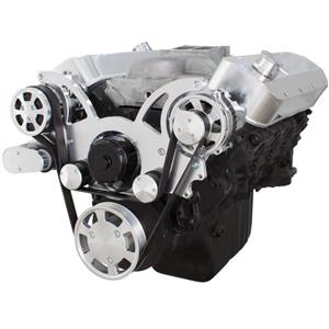 Serpentine System for 396, 427 & 454 - AC & Alternator with Electric Water Pump - All Inclusive