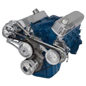 CVF Racing Ford 5.0L & 5.8L Serpentine Conversion Kit - Alternator & Power Steering