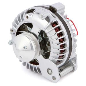 CVF Racing Chrysler 1 Wire Alternator, 100 Amp, Chrome Plated