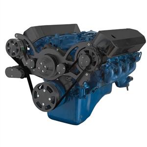 CVF Racing Black Serpentine System for 429 & 460 - Alternator Only - All Inclusive