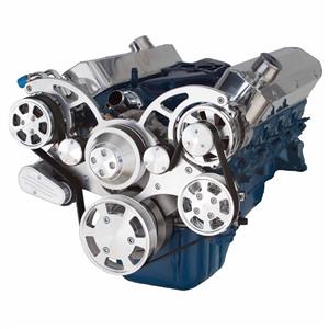 Serpentine System for 351C, 351M & 400 - AC, Power Steering & Alternator - All Inclusive