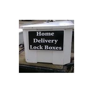 Home Delivery Lock Box, secure 30x30x50 strong water proof lockable storage unit