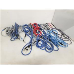 Lot of 18 Endoscopic Fiber Optic Light Cables