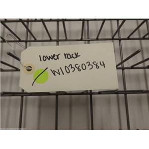 WHIRLPOOL DISHWASHER W10380384 LOWER RACK USED